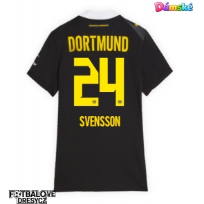 Borussia Dortmund Daniel Svensson #24 Dámské Venkovní Dres 2026-27 Krátký Rukáv